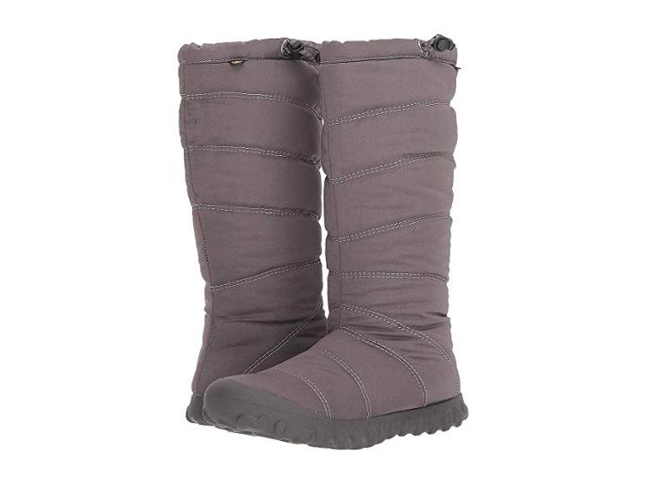 Bogs B Puffy Tall (dark Gray) Women's Rain Boots