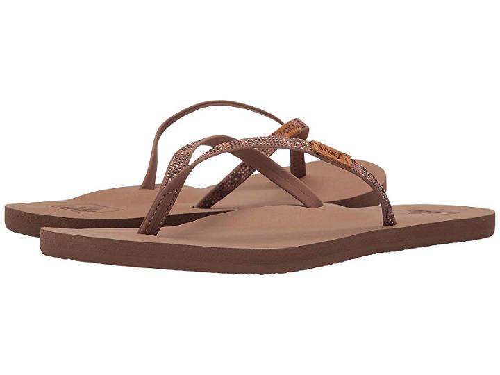 Reef Slim Ginger Beads (dusty Brown) Women's Sandals