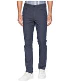 Kenneth Cole New York Brooklyn Slim Two-tone Twill (navy) Men's Casual Pants