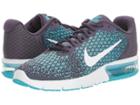 Nike Air Max Sequent 2 (dark Raisin/white/chlorine Blue) Women's Running Shoes