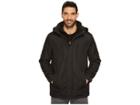 Kenneth Cole New York Coat With Fleece Vestie (black) Men's Coat
