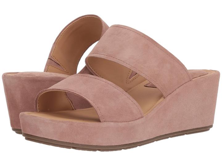 Me Too Albany (rose Kid Suede) Women's Dress Sandals