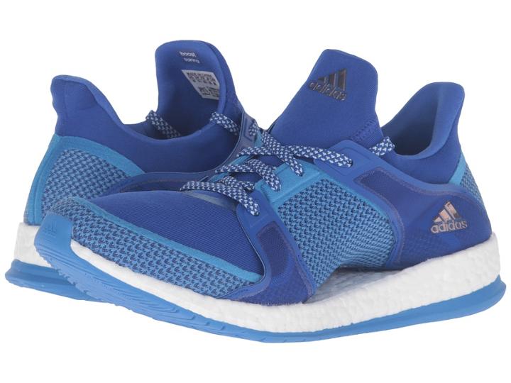 Adidas Pure Boost X Tr (bold Blue/ray Blue/vapour Green) Women's Cross Training Shoes