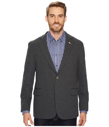 Vineyard Vines Knit Blazer (sullivans Gray) Men's Jacket