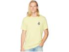 Volcom Deadly Stone Short Sleeve Tee (acid Yellow) Men's T Shirt