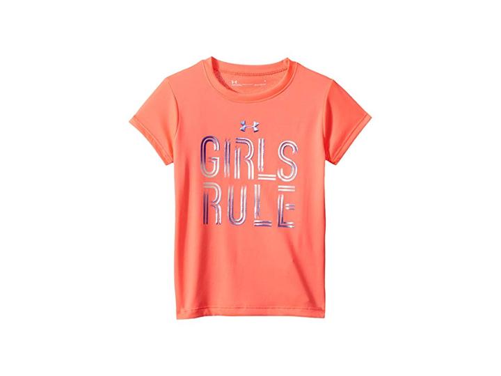 Under Armour Kids Girls Rule Short Sleeve (little Kids) (brillance) Girl's Clothing