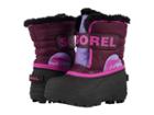 Sorel Kids Snow Commander (toddler/little Kid) (purple Dahlia/paisley Purple) Boys Shoes