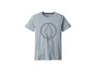 Volcom Kids Pin Line Stone Short Sleeve Tee (big Kids) (arctic Blue) Boy's T Shirt