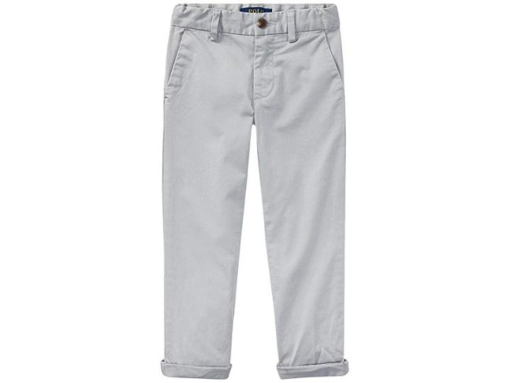 Polo Ralph Lauren Kids Stretch Cotton Skinny Chino (toddler) (avenue Grey) Boy's Casual Pants
