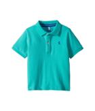 Joules Kids Pique Polo Shirt (toddler/little Kids/big Kids) (turquoise) Boy's Clothing