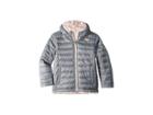The North Face Kids Reversible Mossbud Swirl Jacket (toddler) (mid Grey) Girl's Coat