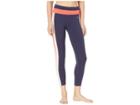 Champion Authentic 7/8 Leggings (imperial Indigo/groovy Papaya) Women's Casual Pants