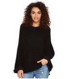 Free People Cuddle Up Pullover (black) Women's Sweater