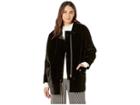 Free People Lindsay Faux Sherpa Coat (black) Women's Coat