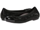 Vionic With Orthaheel Technology Allora Ballet Flat (black Lizard) Women's Flat Shoes