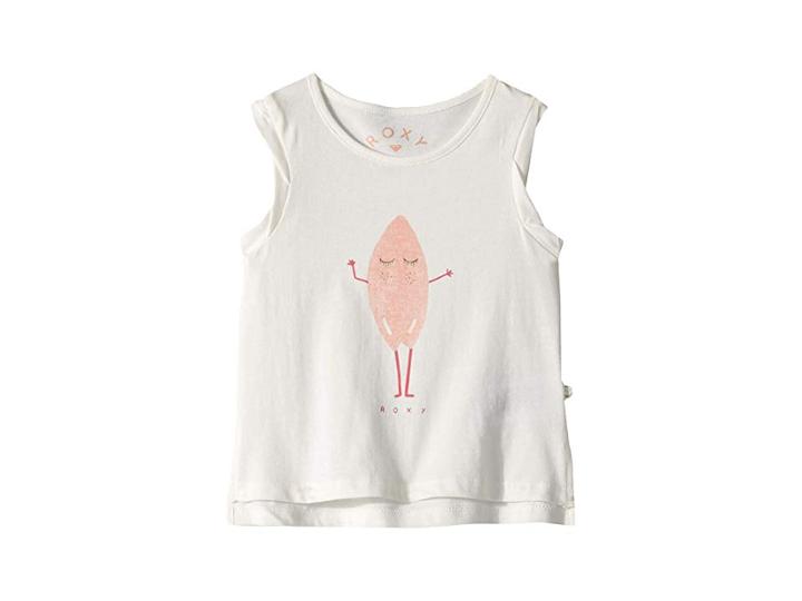 Roxy Kids Mystery Light Tee (toddler/little Kids/big Kids) (marshmallow) Girl's T Shirt