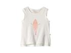 Roxy Kids Mystery Light Tee (toddler/little Kids/big Kids) (marshmallow) Girl's T Shirt