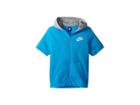 Nike Kids Nsw Short Sleeve Hoodie (little Kids/big Kids) (equator Blue/dark Grey Heather/white) Boy's Sweatshirt