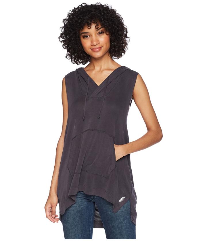 Free People Movement Tulum Hoodie (black) Women's Sweater