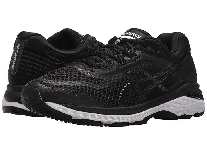 Asics Gt-2000 6 (black/white/carbon) Women's Running Shoes