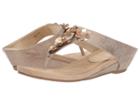 Kenneth Cole Reaction Great Hop (soft Gold Smooth) Women's Sandals