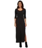 Alternative Eco Jersey Roadtrip Maxi (eco True Black) Women's Dress