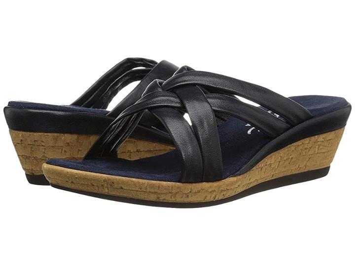 Onex Camy (navy) Women's Wedge Shoes