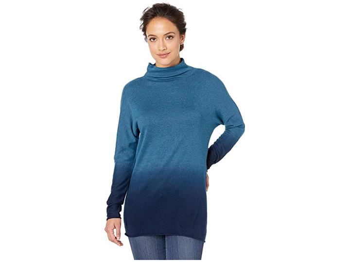 Nic+zoe Traveler Turtleneck (beryl) Women's Sweater