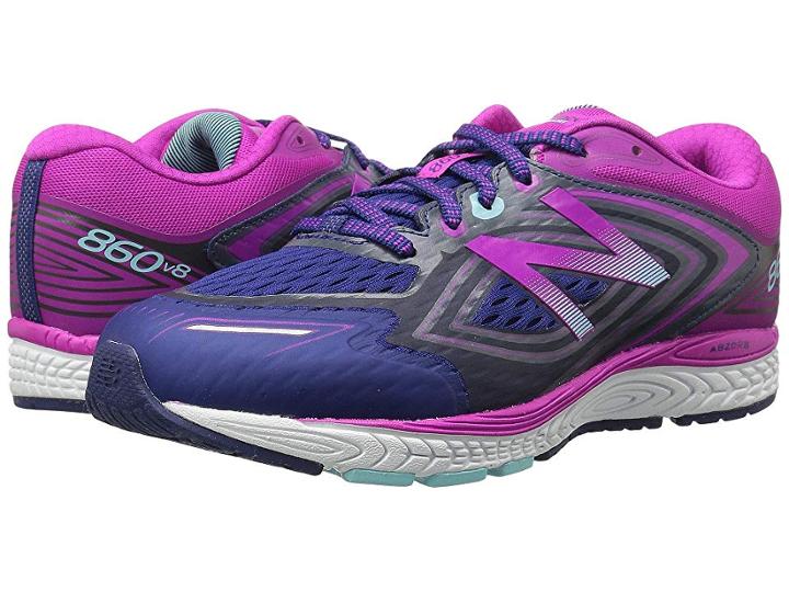 New Balance Kids Kj860v8y (little Kid/big Kid) (navy/boysenberry) Girls Shoes