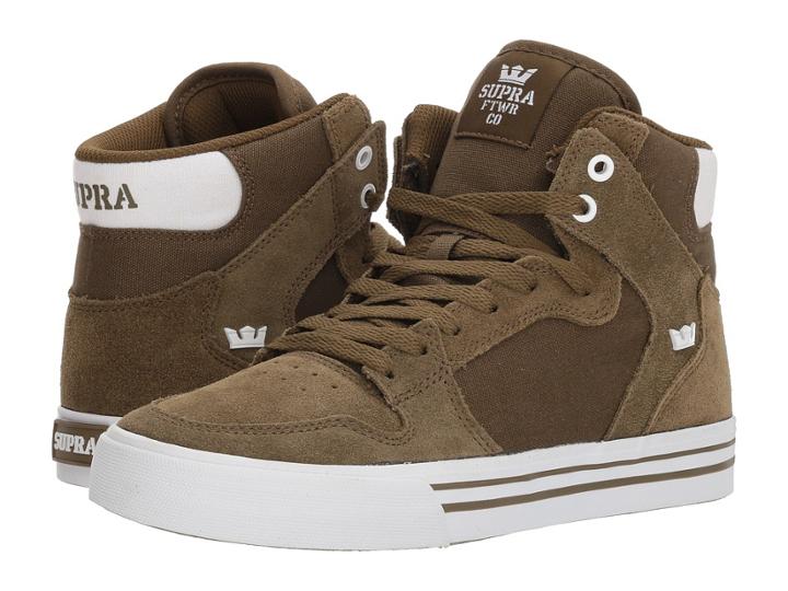 Supra Vaider (olive/white 1) Skate Shoes