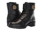Emporio Armani Calf Leather Boot (black) Women's Boots