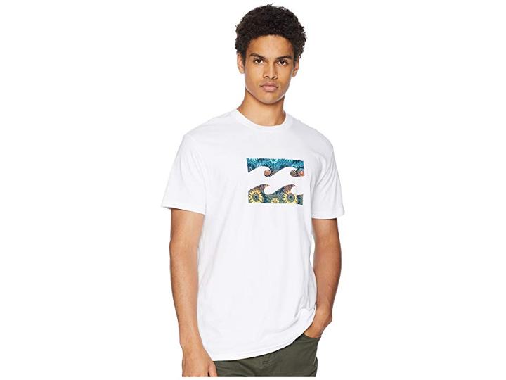 Billabong Team Wave Tee (white) Men's T Shirt