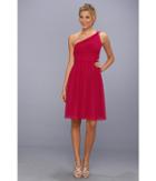 Donna Morgan Rhea One-shoulder Dress (berry Bouquet) Women's Dress