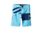 Volcom Kids Logo Party Pack Mod Boardshorts (toddler/little Kids) (dusty Aqua) Boy's Swimwear