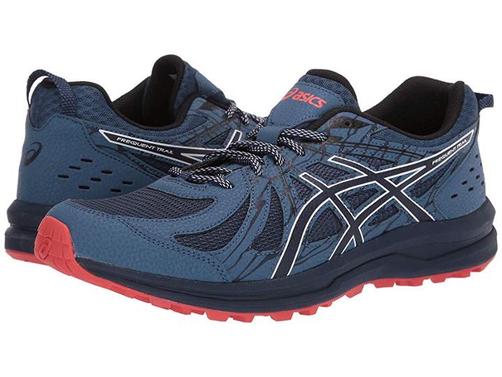 Asics Frequent Trail (grand Shark/black) Men's Running Shoes