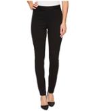 Tribal Pull-on Ponte Leggings W/ Multi Cuts In Black (black) Women's Jeans
