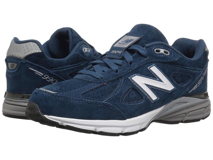 New Balance Kids Kj990v4g (big Kid) (north Sea/silver) Boys Shoes