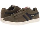 Gola Equipe Suede (khaki/navy) Men's Shoes