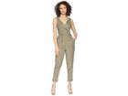 Splendid Arabesque Surplice Jumpsuit (antique Military Olive) Women's Jumpsuit & Rompers One Piece