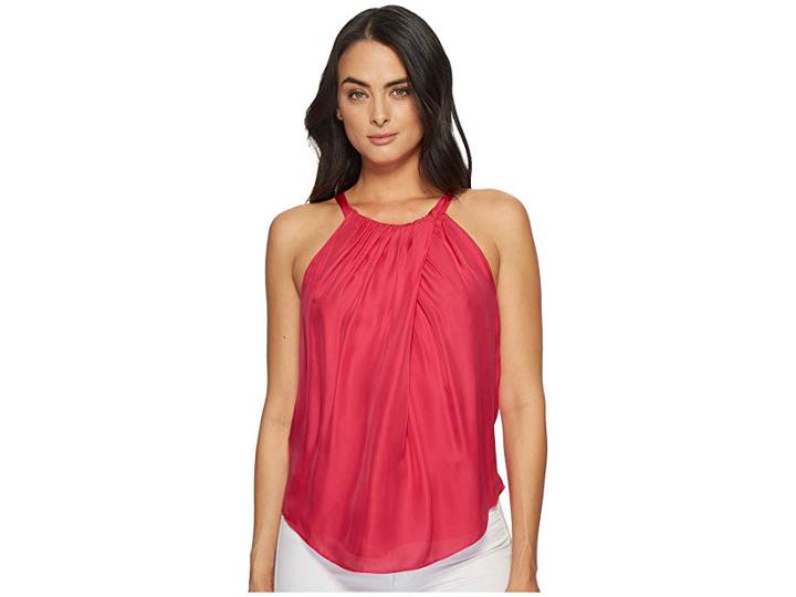 Trina Turk Rosemary Top (pink Oleander) Women's Clothing
