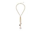 Guess Link Necklace With Chain Fringe Y Necklace (gold/crystal/black) Necklace