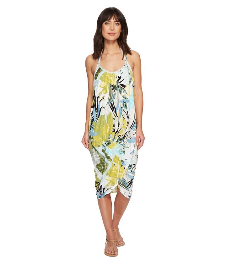 Green Dragon Tropicaley Genevieve Wrap Dress (multi) Women's Dress