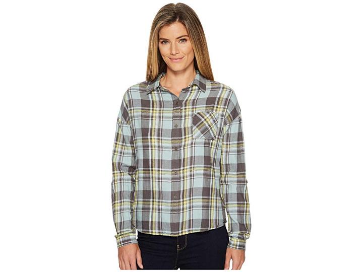 Prana Percy Top (gavel) Women's Long Sleeve Button Up