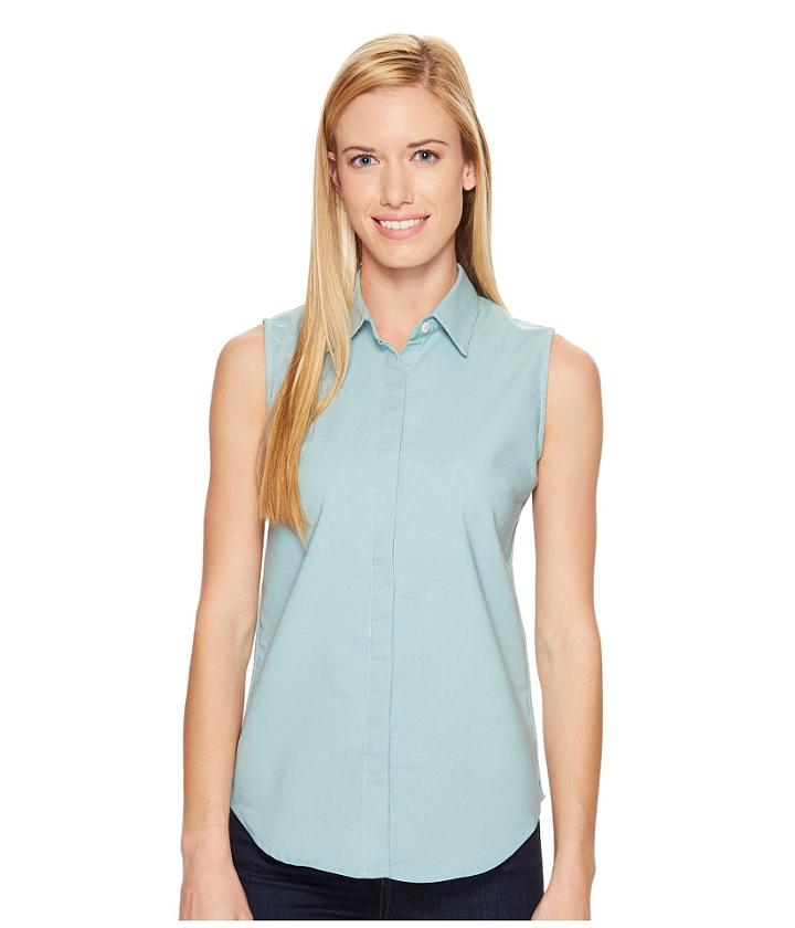 United By Blue Sleeveless Sierra Shirt (teal) Women's Sleeveless