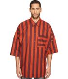 Vivienne Westwood Striped Freedom Shirt (orange) Men's Clothing