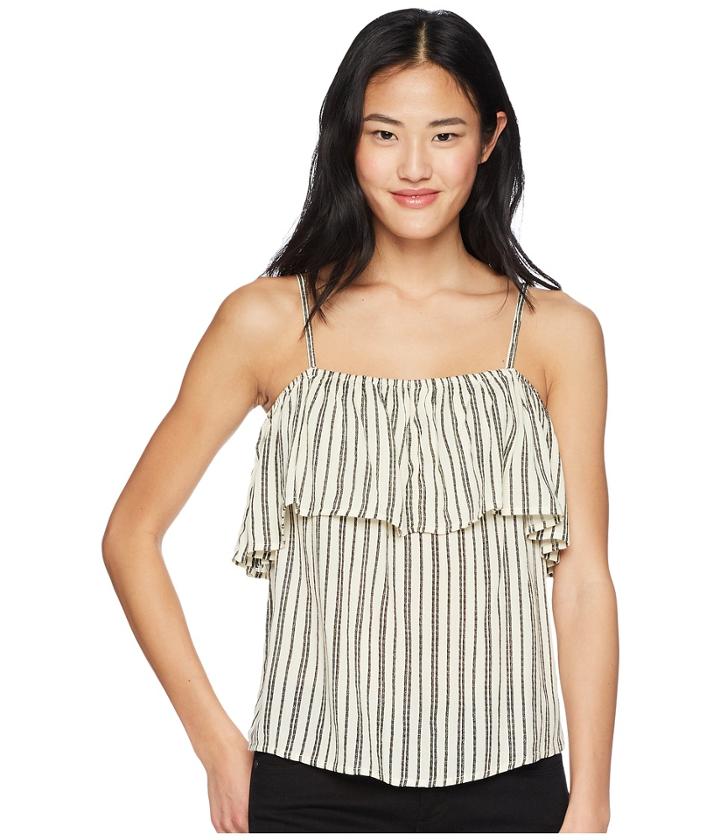 Billabong Summer Sunsets Woven Top (white Cap) Women's Clothing