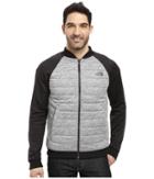 The North Face Norris Point Insulated Full Zip (tnf Dark Grey Heather/tnf Black Heather) Men's Clothing