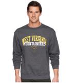 Champion College West Virginia Mountaineers Eco(r) Powerblend(r) Crew (granite Heather) Men's Short Sleeve Pullover
