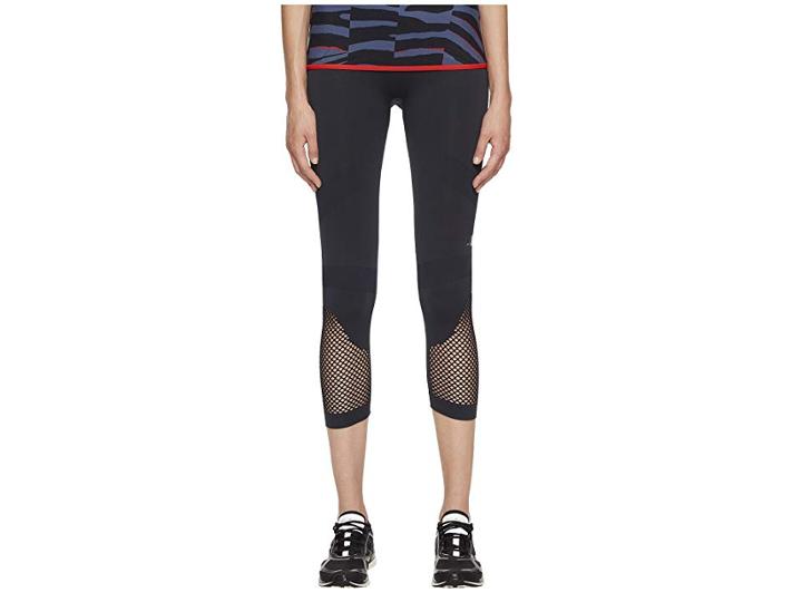 Adidas By Stella Mccartney Training Seamless 3/4 Tights Cf4033 (night Grey) Women's Casual Pants