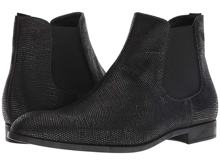 Emporio Armani Santiago Ankle Boot (black) Men's Boots